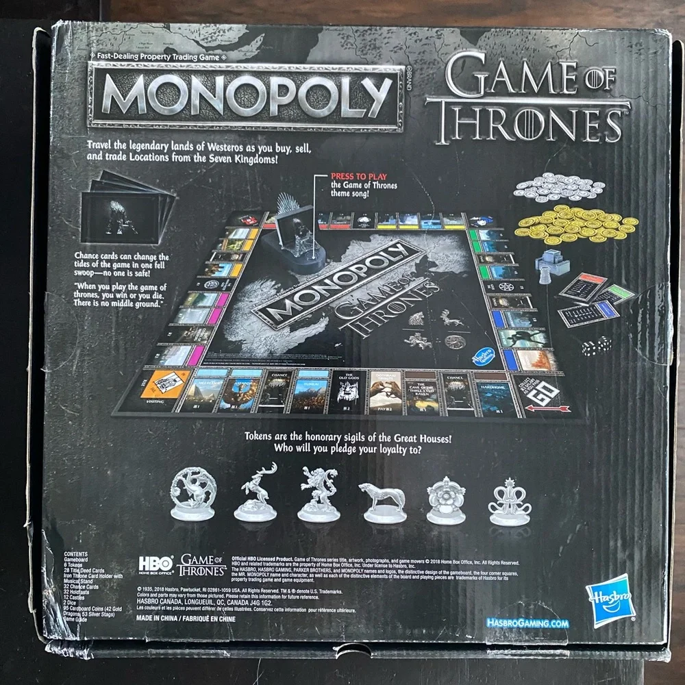 Monopoly Game of Thrones Edition - Picture 4 of 4